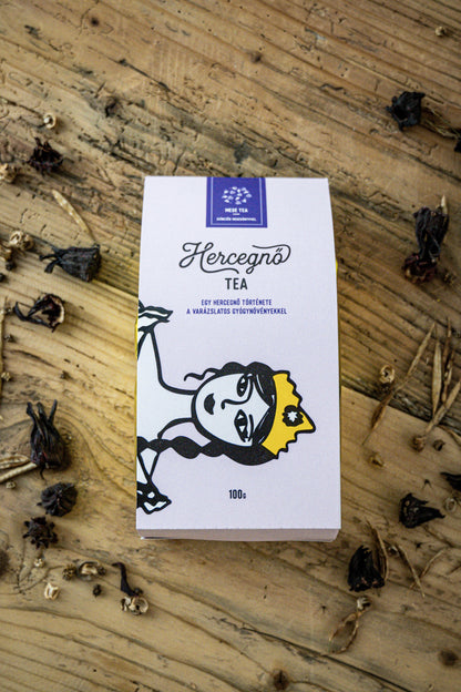 Hercegnő tea mesekönyvvel száraz köhögésre