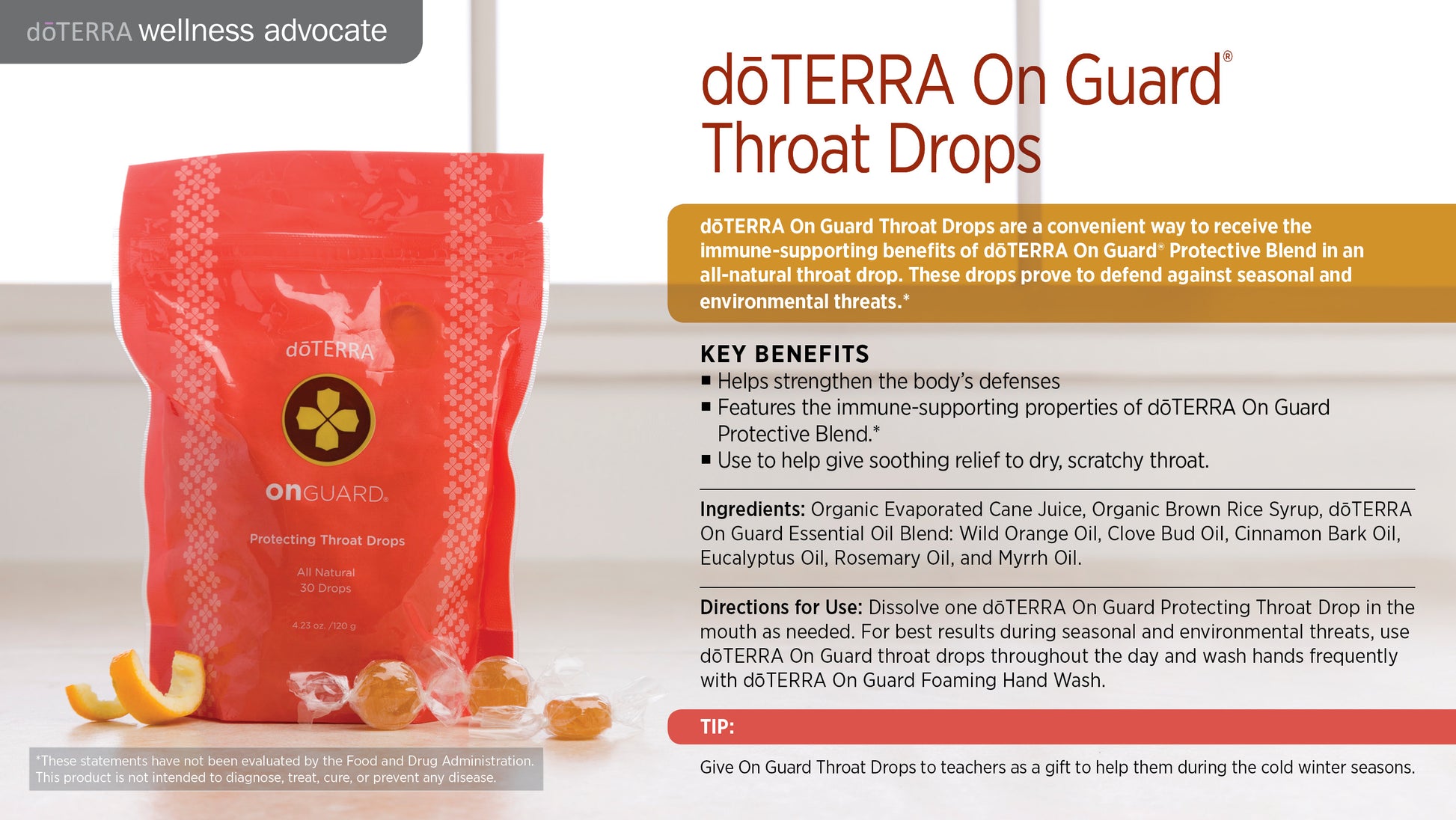 Doterra On guard cukorka